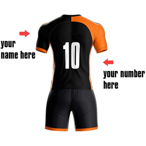 Tenue d'équipe uniforme de football imprimée par sublimation 100% polyester à séchage rapide uniforme de football confortable de haute qualité - Product Image 6