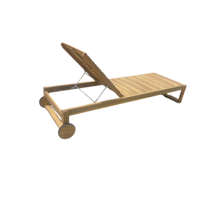 Trois ans de garantie Chaise longue durable avec dossier inclinable réglable Caractéristiques des sièges de patio pliants Coussin Teslin - Product Image 3