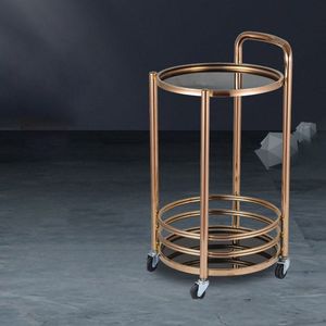 Table d'appoint en acier inoxydable avec dessus rond en marbre avec table d'appoint empilable avec cadre en métal canapé thé - Product Image 3