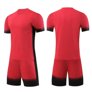 Saison d'été Sublimation complète Vêtements de football Uniforme Adultes Découpe automatisée Chemises et hauts Vêtements de football Maillot de football - Product Image 1