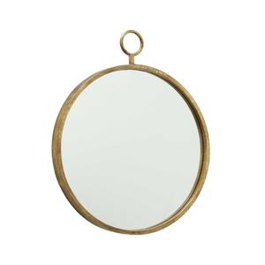 Ajoutez à cela notre tendance Le miroir rond en métal contemporain élégant et polyvalent apporte un style moderne et une élégance fonctionnelle à n'importe quelle pièce - Product Image 6