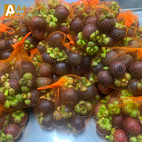 Zoete en sappige biologische Thaise mangosteen, koningin van de vruchten, in doos verpakt met tropische smaak, verse kwaliteit A, 8 kg, Khey TaladThai
