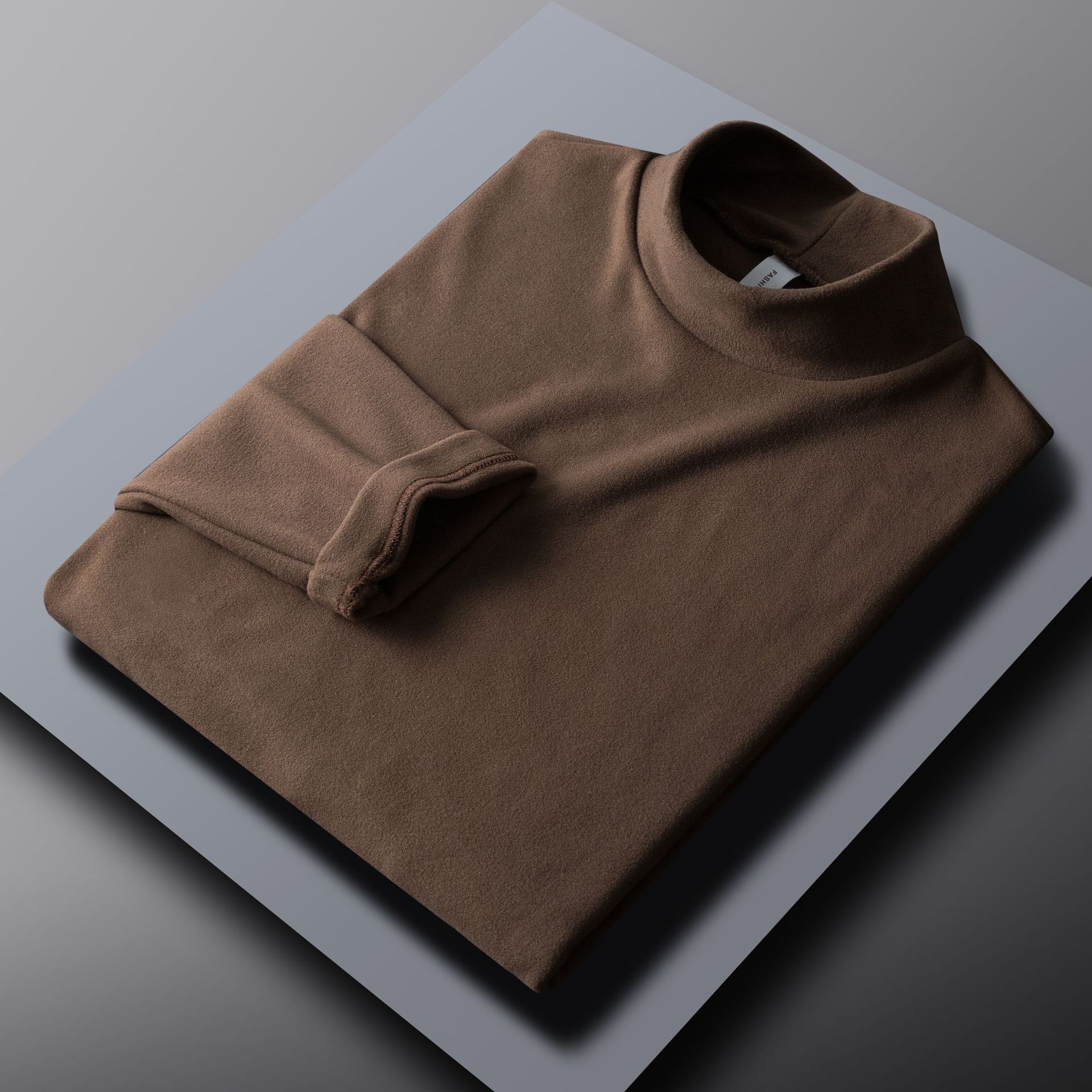 2305 Brown Turtleneck