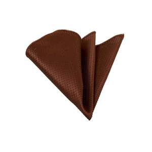 Pañuelo de bolsillo con cuello de diseño acolchado de ante Marrón castaño - Product Image 1