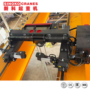 Grúa puente eléctrica de doble viga de 10,5 toneladas con suministro de barras colectoras sin costuras y polipasto de cable - Product Image 6