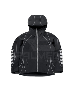 ชุดวอร์มกันลม พิมพ์ลายโลโก้ กางเกงมีเชือกผูก และเสื้อฮู้ดดี้ แจ็คเก็ต 100% ไนลอน ชุดวอร์มกันลม - Product Image 4