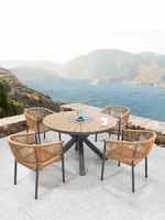 Chaise de jardin en rotin rétro en aluminium pour café, bistrot, restaurant, patio, canapé, siège, chaise de bistrot en rotin, mobilier d'extérieur
