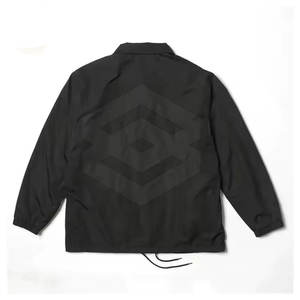 Chaqueta deportiva para hombre con cremallera, logotipo personalizado, chaqueta deportiva de suministro a granel de estilo cortavientos OEM - Product Image 3