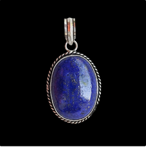 Meilleure qualité Offre Spéciale en vrac naturel Lapis Lazuli ovale pendentif en pierres précieuses pour la fabrication de bijoux cadeau pour elle - Product Image 6