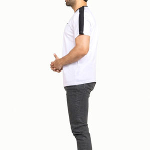 Hot Seller <b>Men's</b> 100% Cotton <b>Short</b> <b>Sleeve</b> T-Shirts Custom Logo Neck High Quality Digital Printing Solid Colors Anti-Wrinkle - Product Image 4