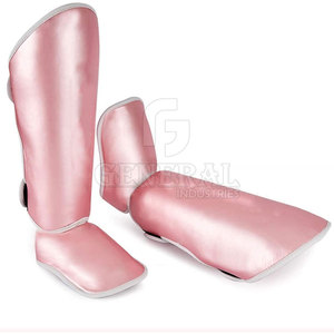 Protège-tibias de football en cuir personnalisés, légers et professionnels pour la protection des jambes - Product Image 4