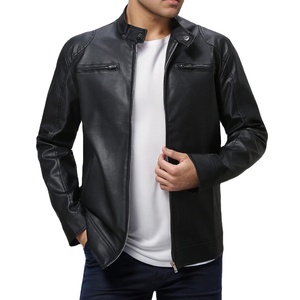 Service OEM Vente en Gros Veste d'Hiver en Cuir pour Homme - Col Montant Logo Avant Écologique Coupe-Vent Respirant Couleurs Personnalisables - Product Image 1