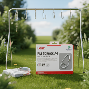 Leitz Series 18 Hanging Rail <b>A4</b> Metal 100-Pack <b>File</b> <b>Folder</b> Accessories - Product Image 3