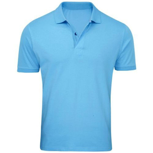 Men's Loose Fit Casual Breathable POLO Beaded Cotton Long Sleeves Short Sleeves t Shirt Yarn Dyed Knitted Fabric <b>Tshirts</b> for Men - Product Image 5