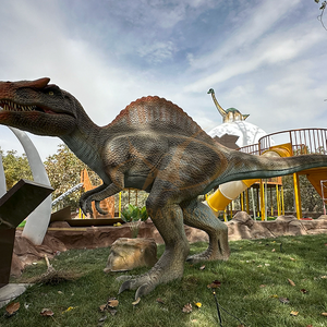 Mô hình khủng long <span class=keywords><strong>robot</strong></span> điện cơ thực tế công viên giải trí trung tâm thương mại công viên thể thao trong nhà sân bay trường học kim loại - Product Image 3