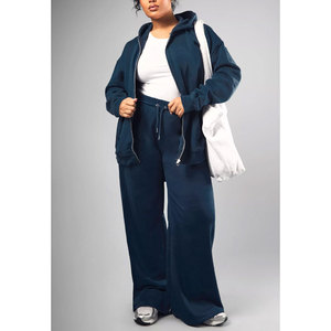 High Quality Custom Heavyweight Trouser Loose Jogger <b>Women</b> Wide Leg Baggy <b>Sweatpants</b> <b>for</b> Sale - Product Image 5