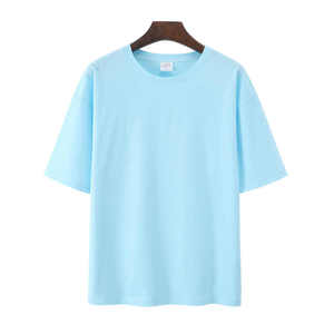 Venta al por mayor 100% algodón 230gsm camisetas de manga corta logotipo personalizable impreso camiseta de gran tamaño de los hombres lavado ácido camiseta - Product Image 5