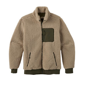 Sweat à capuche en polaire sherpa chaud et élégant pour hommes, impressions personnalisées, coton mélangé, écologique, pour la mode d'automne - Product Image 1