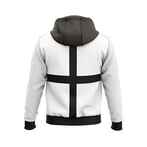 Sudadera con Capucha Blanca Vintage con Lavado Ácido para Hombre, Sudadera Personalizada de Otoño, Gruesa, 100% Algodón - Product Image 2