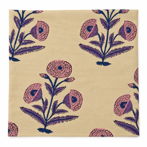 Tissu en voile de coton imprimé à la main, léger, motif floral rose, pour robe et vêtements - Product Image 6