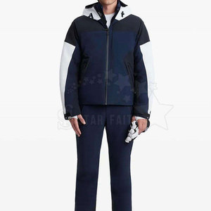 Winter Ready Hooded Front Logo Ski <b>Jacket</b> <b>Waterproof</b> Breathable Eco-Friendly Unisex <b>Warm</b> Lining Snow Outdoor Gear - Product Image 3