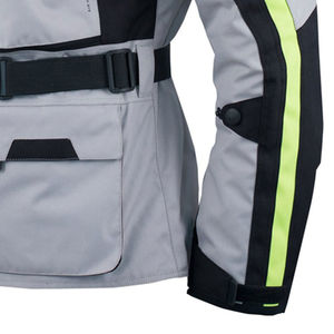 Veste de moto de course en cuir coupe-vent sur mesure à Kawasaki Show Green Plus Size pour hommes femmes - Product Image 6