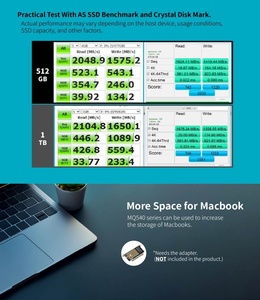 M.2 Gen3X4ภายใน SSD 2TB PCIe สำหรับ Ultrabook - Product Image 4