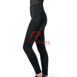 Pantalones de montar ligeros ajustados para mujer, transpirables, elegantes, cómodos, duraderos, para montar a caballo - Product Image 3