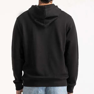 Sudadera con Capucha de Felpa 100% Algodón para Hombre, Corte Holgado, Estilo Informal, con Sudadera Gruesa, Diseño Sólido para Invierno - Product Image 3