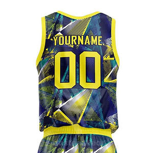 Vente flash Ensemble d'uniformes de basket-ball personnalisables pour un style respirant et en gros, créez votre propre style d'uniforme de basket-ball - Product Image 5