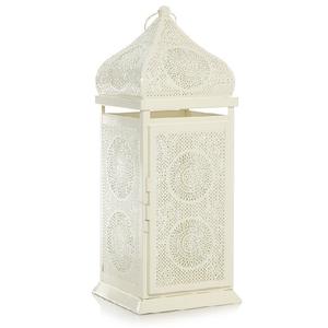White Powder Coated Metal <b>Candle</b> <b>Lantern</b> Classic Stylish Handmade <b>Candle</b> Holder Hot Selling Designer New <b>Candle</b> <b>Lantern</b> - Product Image 5