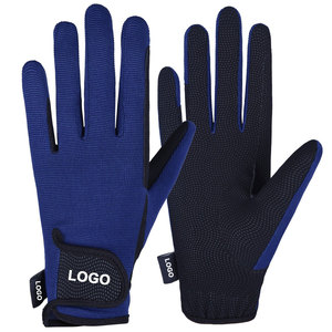 Concevez vos propres gants d'équitation antidérapants, taille personnalisée, matériau PU, gants de cyclisme d'extérieur fabriqués au Pakistan - Product Image 3