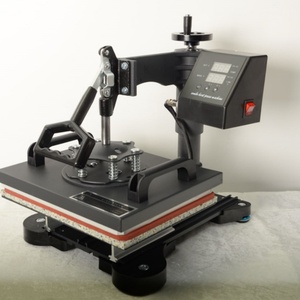 Presse à chaud Bheng 38x38cm semi-automatique électrique pour impression sur casquettes, t-shirts et mugs - Product Image 6