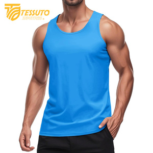 Camiseta sin mangas para hombre de punto de algodón transpirable 100% hecha a medida para gimnasio Fitness High Street Front Made Pakistán Servicio OEM disponible - Product Image 4