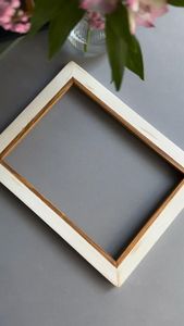 CADRE PHOTO EN BOIS PERSONNALISÉ GRAVÉ CADRE PHOTO MARRON Cadres photo rustiques en bois massif Affichage pour décoration murale - Product Image 2