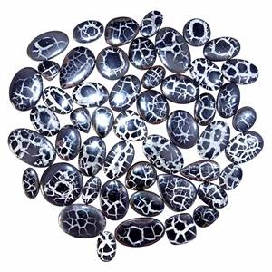 Piedras preciosas sueltas de cabujón septario de cuarzo natural de alta calidad para la fabricación de joyas-Lote al por mayor - Product Image 1