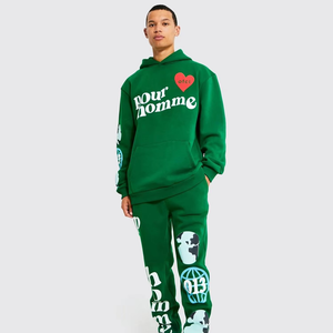 Venta caliente OEM Puff estampado hombres Sudadera con capucha 100% algodón peso pesado algodón pulóver 3D espuma Puff impresión Sudadera con capucha Unisex - Product Image 3