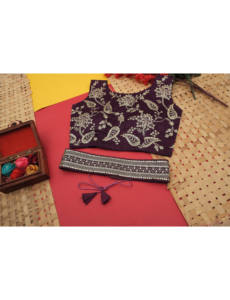 Hermosa calidad Chinni Foil Work Fabric Heavy Sequence Border Lace Blusa Sari para ocasiones especiales indias pakistaníes - Product Image 2