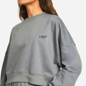 Sweat-shirt décontracté à manches longues pour femmes, service OEM de haute qualité à prix avantageux, conception avec logo personnalisé, pour la vente en gros - Product Image 1