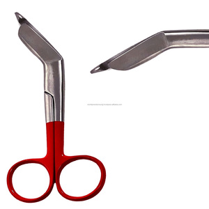 Ciseaux à pansements Lister en acier inoxydable, instrument chirurgical médical pour opérations ORL en milieu hospitalier, Classe I CE - Product Image 2