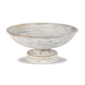 <b>Large</b> Decorative Wooden <b>Serving</b> <b>Bowl</b> with Carved Circle Pattern Ideal for <b>Serving</b> or Displaying wholesale price wood <b>bowls</b> - Product Image 2