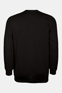 เสื้อสเวตเชิ้ตคอกลมผู้ชาย ผ้าโพลีเอสเตอร์ 5% ผ้าฝ้าย 95% 300 GSM สีดำ - Product Image 4