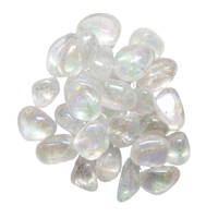 Ange Aura Quartz Tumbled Stone Poli Healing Crystal Gemstone for Energy Balance Meditation and Spiritual Decor Wholesale