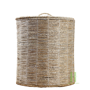 Cesta de almacenamiento de algas marinas para organización de ropa de lavandería, organizador de juguetes para niños tejido a mano, cestas de almacenamiento - Product Image 2