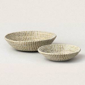 ตะกร้าสานมือจากหญ้าทะเล สำหรับเก็บของในตู้กับข้าว  ภาชนะเก็บของ  ตะกร้าจากหญ้าทะเลที่เป็นมิตรกับสิ่งแวดล้อม - Product Image 5