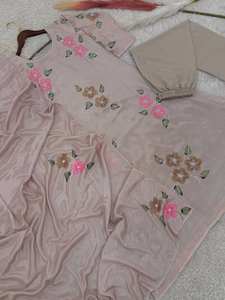 PRÉSENTER 3 PIÈCES ÉLÉGANTES Une ligne KURTI BAS AVEC BELLE DUPATTA - Product Image 4