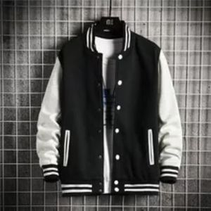 LOW quantité minimale de commande Fabricant OEM Broderie de haute qualité pour hommes, collège, manches en cuir, veste universitaire Letterman de baseball personnalisée - Product Image 2