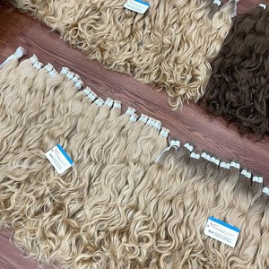 Extensions de cheveux en vrac de qualité salon premium, tendance 2026, cheveux humains vietnamiens, ondulés, couleur, cheveux en vrac sans trame, vente en gros - Product Image 4