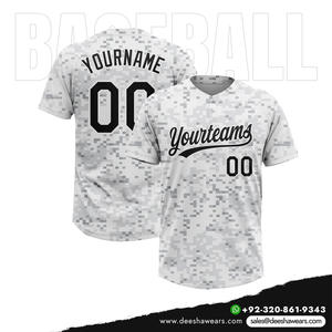 Camisetas de Béisbol Personalizadas Sublimadas con Dos Botones, Transpirables, que Absorben la Humedad, 100% Poliéster, Ropa Deportiva para Adultos - Product Image 4