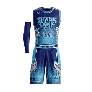 2025 uniforme de maillot de basket-ball de sublimation réversible personnalisé taille jeune respirant nouveau style de vêtements de basket-ball ensembles de prix bon marché - Product Image 5